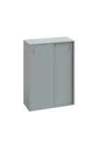 SPD 31/80 skříň s posuvnými dveřmi, 1100x800x400, šedá